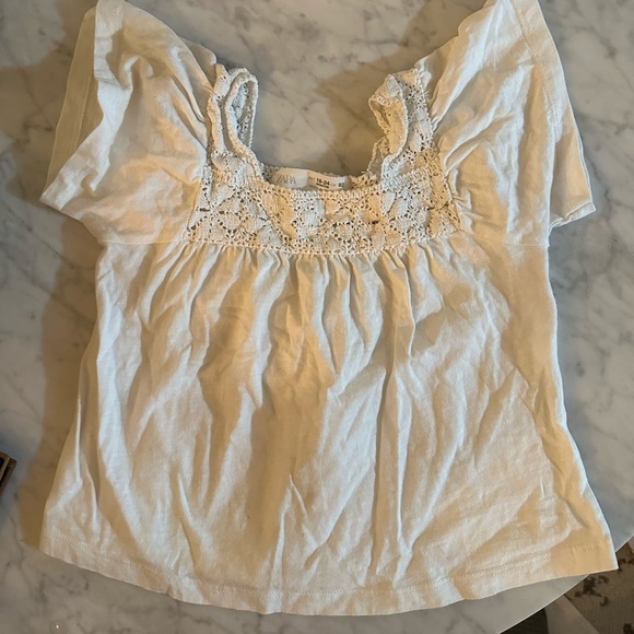Zara Eyelet short tee top size: 18-24 months - Picture 1 of 4